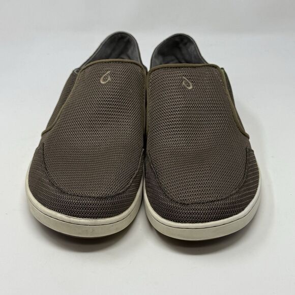 Olukai Nohea Mesh Sneakers Mens 11 Brown Slip On Comfort Casual Preppy Shoes main image 6